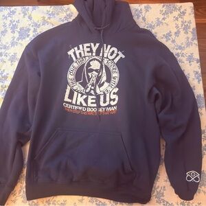 Navy Graphic Hoodie